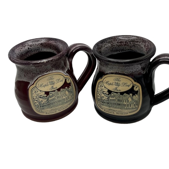 Deneen Pottery Dining 2 Deneen Pottery Barnard Vermont Mugs Maple
